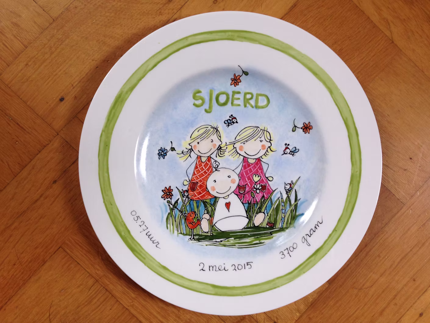 Geboorte Bord Sjoerd