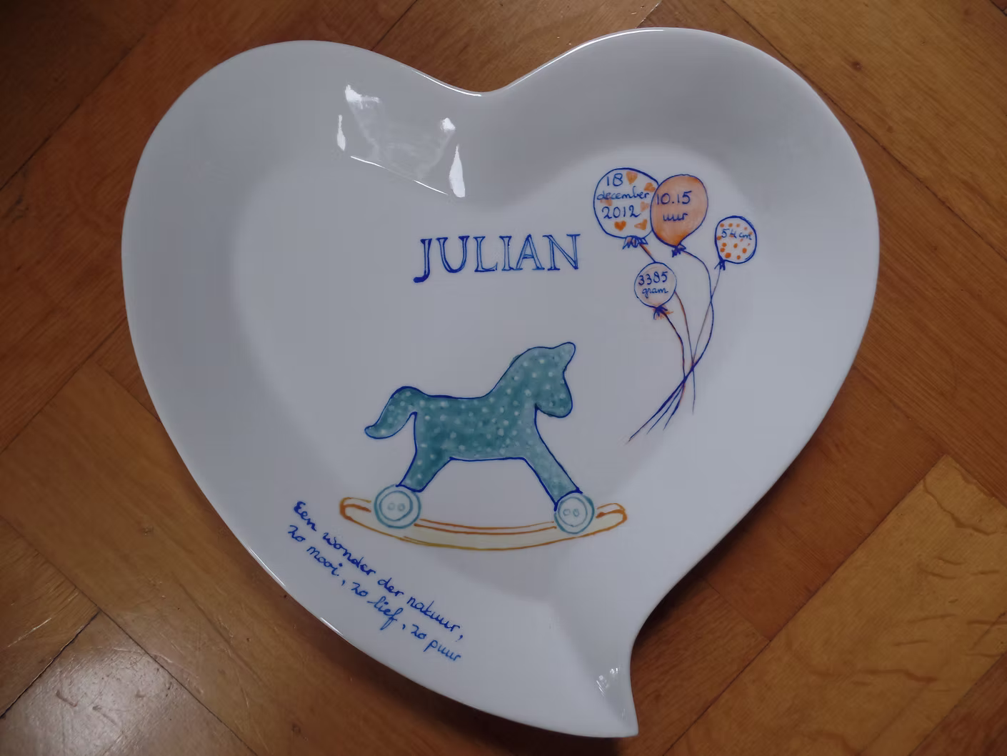 Geboorte Bord Julian